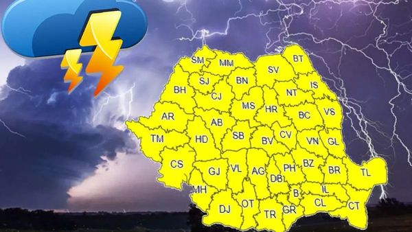 Avertizare ANM: Vreme instabilă în România